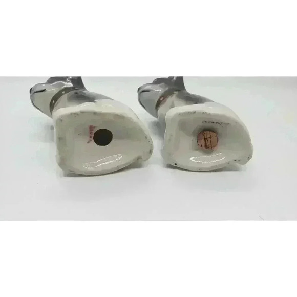 Vintage Dog Puppy Salt & Pepper Set Ceramic Japan 1950s House Gift Dog Lover - Picture 7 of 11